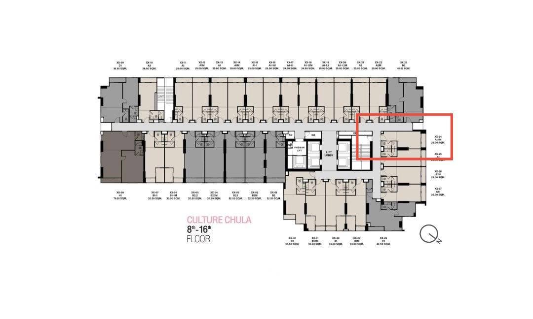 รูป คอนโด 1-ห้องนอน ที่ คัลเจอร์ จุฬา ใกล้ MRT สามย่าน (ID 2507156) - รูปที่ 13/13