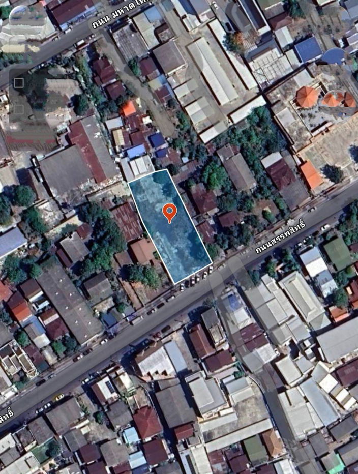 รูป ขายที่ดินติดถนนสรรพสิทธิ์กลางใจเมืองโคราช   ขนาด 329ตร.ว  - รูปที่ 1/4