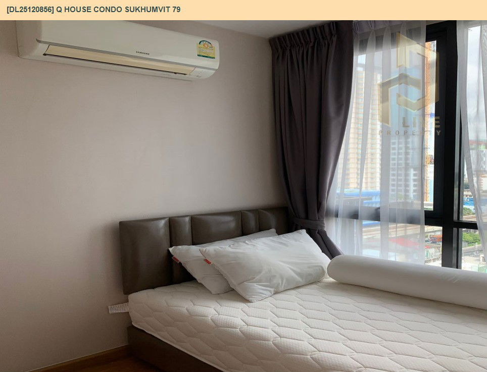 รูป DL25120856 ให้เช่าคอนโด คิว เฮ้าส์ คอนโด สุขุมวิท 79 (Q House Condo Sukhumvit 79) ใกล้ BTS อ่อนนุช พร้อมเข้าอยู่ โทรด่วน 0656133286 LineID @897iyzll - รูปที่ 9/11