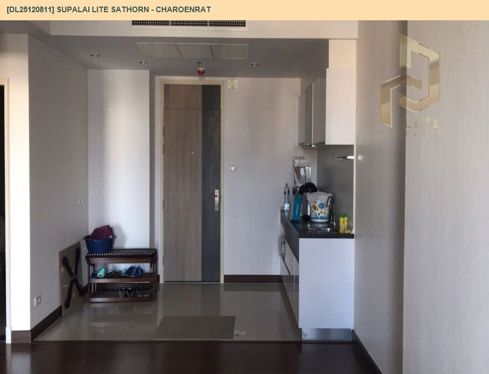 รูป DL25120811 ให้เช่าคอนโด ศุภาลัย ไลท์ สาทร - เจริญราษฎร์ (Supalai Lite Sathorn - Charoenrat) ใกล้ BTS สุรศักดิ์ พร้อมเข้าอยู่ โทรด่วน 0614453194 LineID @162cjixi - รูปที่ 5/7