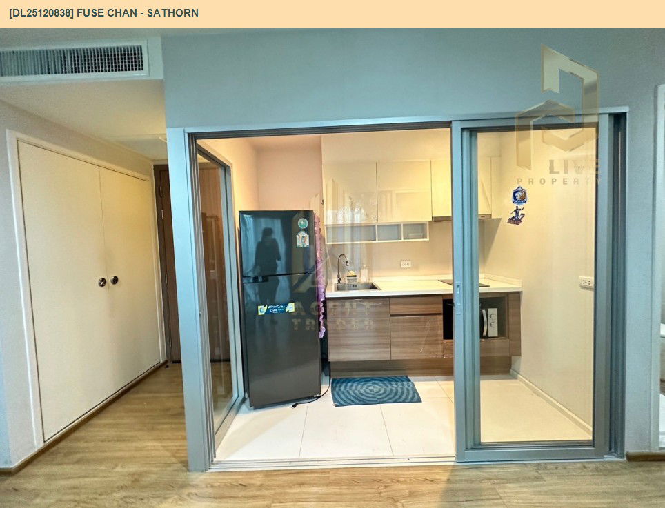 รูป DL25120838 ให้เช่าคอนโด ฟิวส์ จันทน์ - สาทร (Fuse Chan - Sathorn) ใกล้ BTS สุรศักดิ์ พร้อมเข้าอยู่ โทรด่วน 0614453194 LineID @162cjixi - รูปที่ 12/14