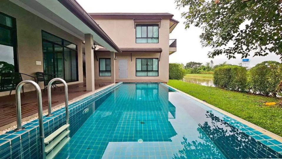 รูป ให้เช่าPool Villa 2 ชั้น สไตล์พรีเมียม พร้อมสระว่ายน้ำในตัว 4 ห้องนอน 5 ห้องน้ำ 1 ห้องครัว 1 ที่จอดรถ - รูปที่ 4/20