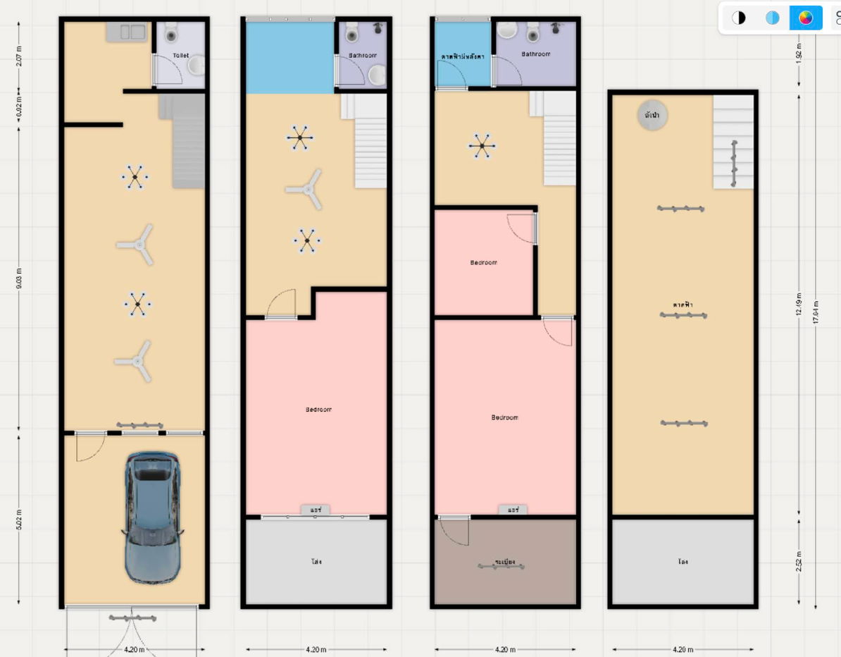 รูป White House 3 นอน 3 น้ำ ให้เช่า CBD ย่านสาทร ถนนนราธิวาสราชนครินทร์ ถนนสาธุประดิษฐ์ BTS ช่องนนทรี  - รูปที่ 2/20