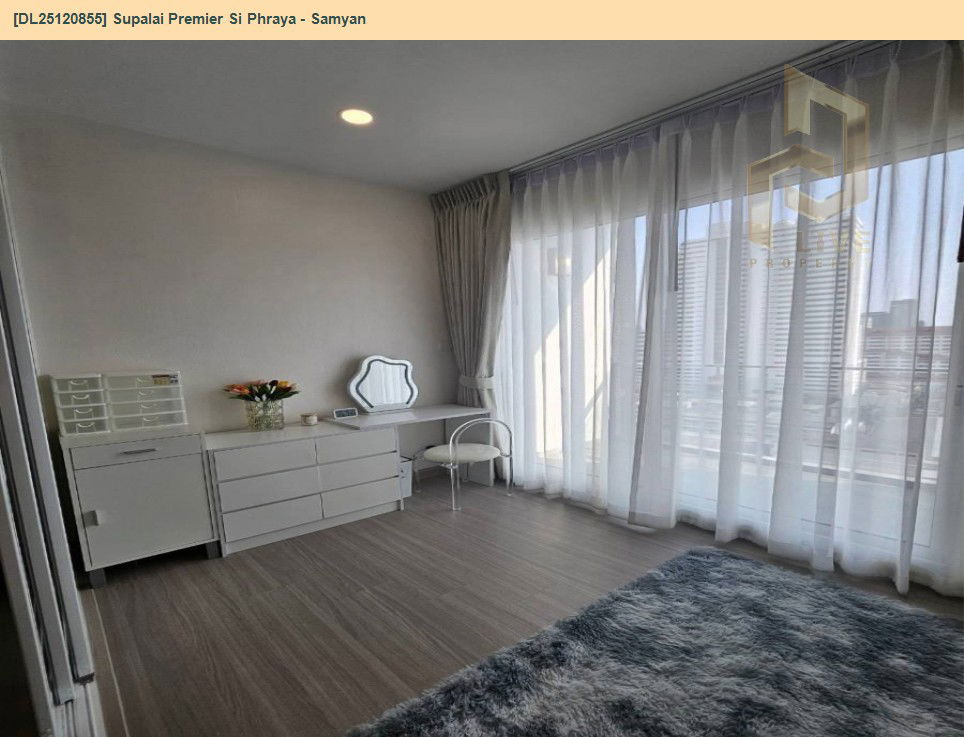 รูป DL25120855 ให้เช่าคอนโด ศุภาลัย พรีเมียร์ สี่พระยา - สามย่าน (Supalai Premier Si Phraya - Samyan) ใกล้ MRT สามย่าน พร้อมเข้าอยู่ โทรด่วน 0656133286 LineID @897iyzll - รูปที่ 5/11