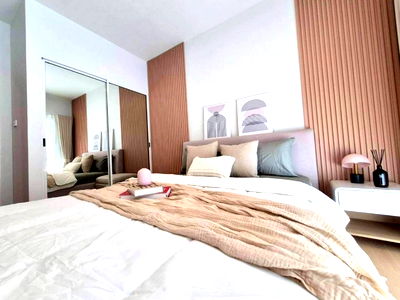 Condos for sale Soi On Nut (Sukhumvit 77) : Call : 092-441-1881 Condo A Space Sukhumvit 77 Size 45.68 sq.m 1 Bedroom 1st floor, Pool View, Fully furnished