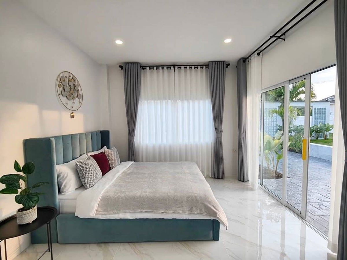 รูป ขาย Pool Villa สองชั้น เดินทางสะดวกสบาย บนถนนเชียงใหม่-ดอยสะเก็ด ใกล้ห้างเช็นทรัลเฟส (H322) T.0946511456 - รูปที่ 10/13