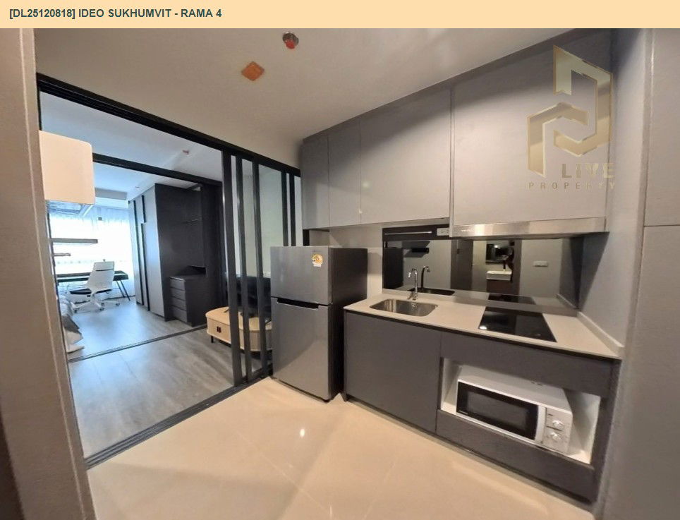 รูป DL25120818 ให้เช่าคอนโด ไอดีโอ สุขุมวิท - พระราม 4 (IDEO Sukhumvit - Rama 4) ใกล้ - พร้อมเข้าอยู่ โทรด่วน 0800343450 LineID @655ebbvc - รูปที่ 6/9