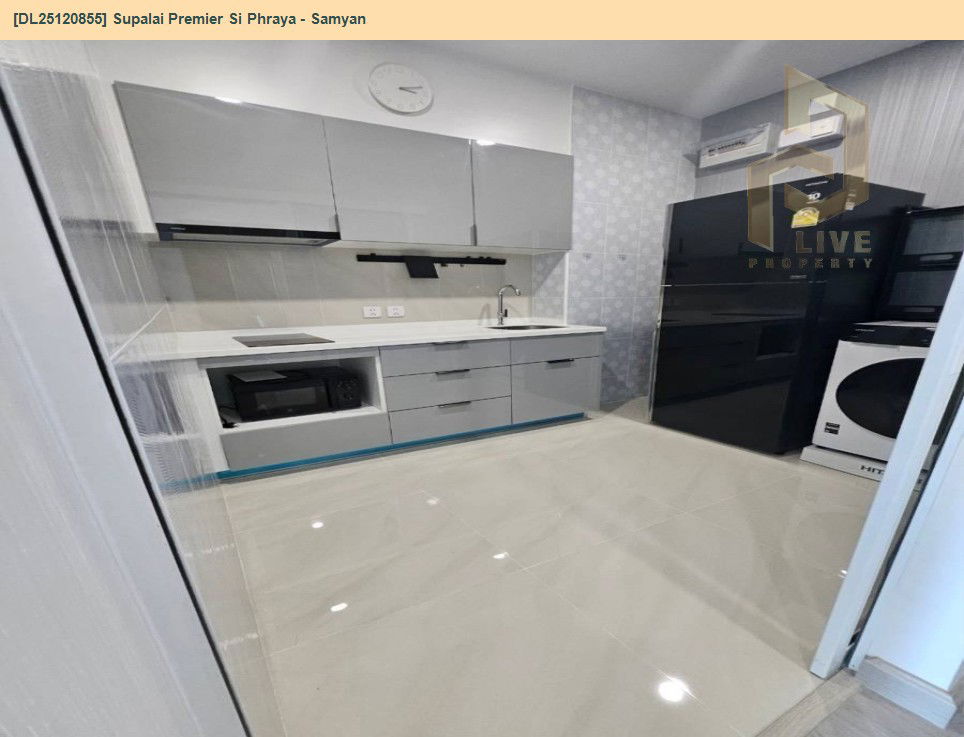 รูป DL25120855 ให้เช่าคอนโด ศุภาลัย พรีเมียร์ สี่พระยา - สามย่าน (Supalai Premier Si Phraya - Samyan) ใกล้ MRT สามย่าน พร้อมเข้าอยู่ โทรด่วน 0656133286 LineID @897iyzll - รูปที่ 9/11