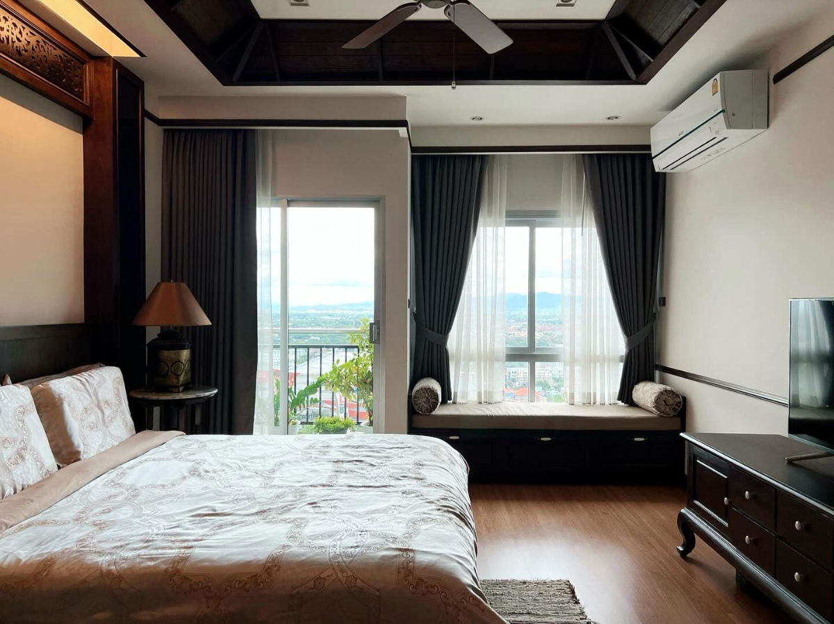 รูป 🔑🚪 ให้เช่าคอนโด ศุภาลัยมอนเต้ 1 แอทเวียง เชียงใหม่ ห้อง Penthouse ชั้นสูง วิวสวย อยู่สบาย ทำเลดีใจกลางเมือง - รูปที่ 3/12