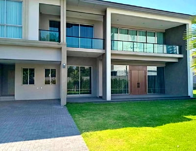 Houses for rent Pracha Uthit Road : For Rent Single House 2 storeys the name is The Palm Bangna-Wongwaen 