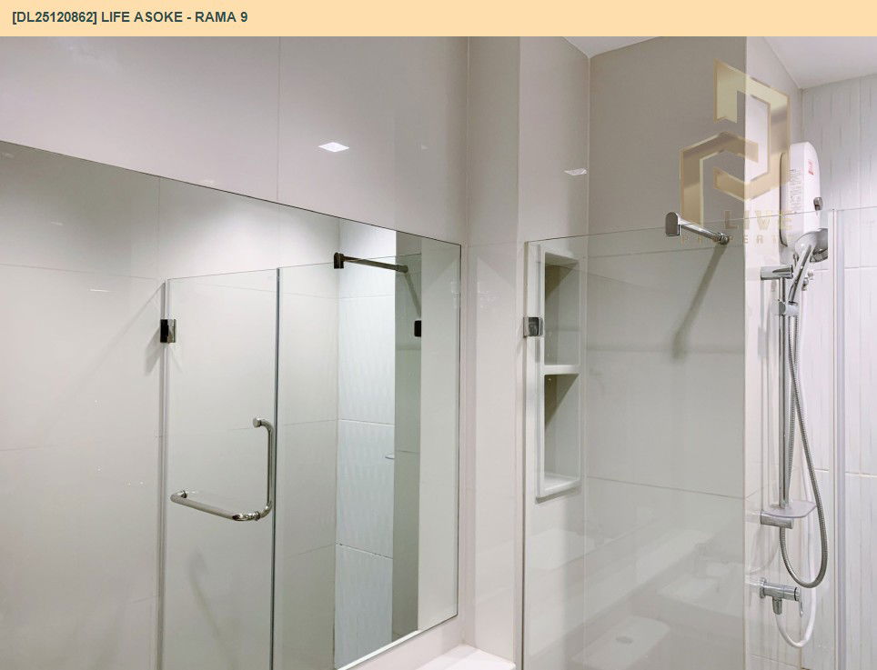 รูป DL25120862 ให้เช่าคอนโด ไลฟ์ อโศก - พระราม 9 (Life Asoke - Rama 9) ใกล้ MRT พระราม 9 พร้อมเข้าอยู่ โทรด่วน 0656133286 LineID @897iyzll - รูปที่ 9/12