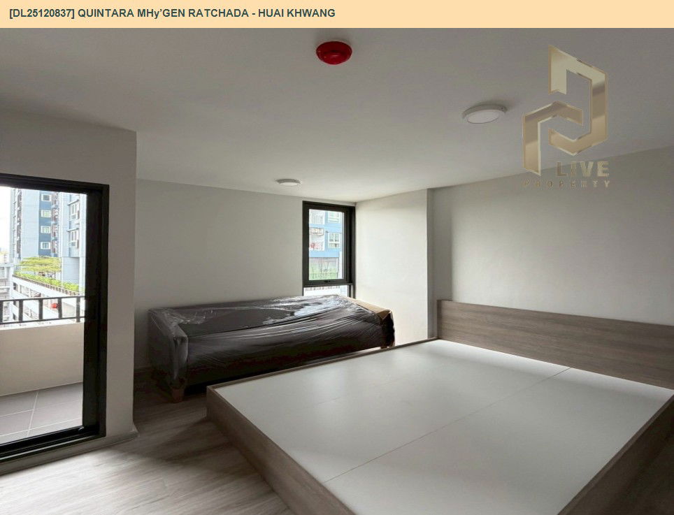 รูป DL25120837 ให้เช่าคอนโด ควินทารา มายเจน รัชดา - ห้วยขวาง (QUINTARA MHy’GEN RATCHADA - HUAI KHWANG) ใกล้ MRT ห้วยขวาง พร้อมเข้าอยู่ โทรด่วน 0638692663 LineID @257sxzzu - รูปที่ 3/8
