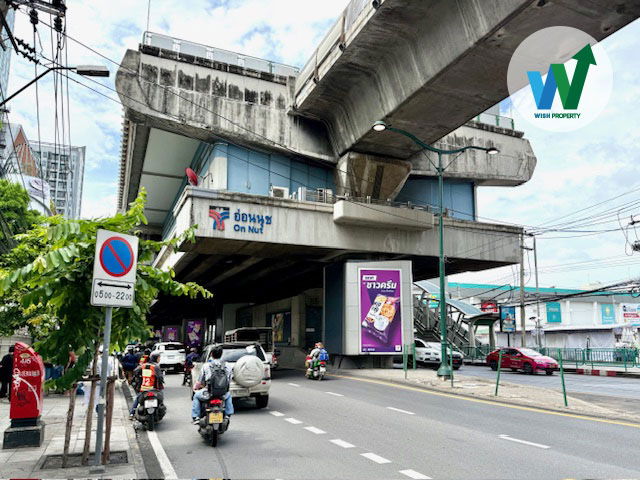 รูป ขายที่ดินติดถนนอ่อนนุช พร้อมบ้านเดี่ยว 98 ตร.ว. แปลงมุม พื้นที่กว้าง มีห้องแม่บ้าน ใกล้รถไฟฟ้า BTS ทางด่วน มอเตอร์เวย์ - รูปที่ 9/9