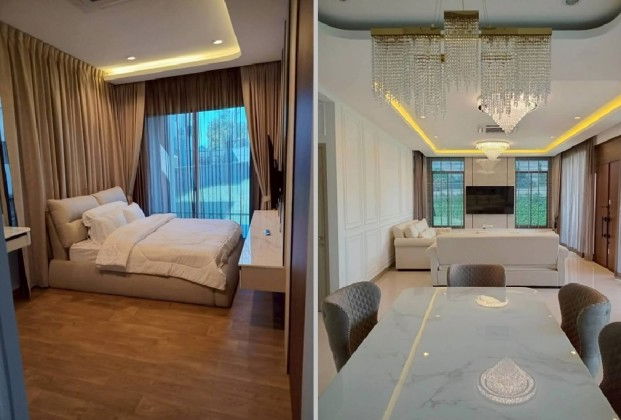 รูป ให้เช่าบ้านเดี่ยว 2 ชั้น หลังใหญ่ โครงการ เดอะ ปาล์ม บางนา-วงแหวน เฟอร์นิเจอร์ครบ / ไม่รับสัตว์เลี้ยง อยู่อาศัย - รูปที่ 16/17