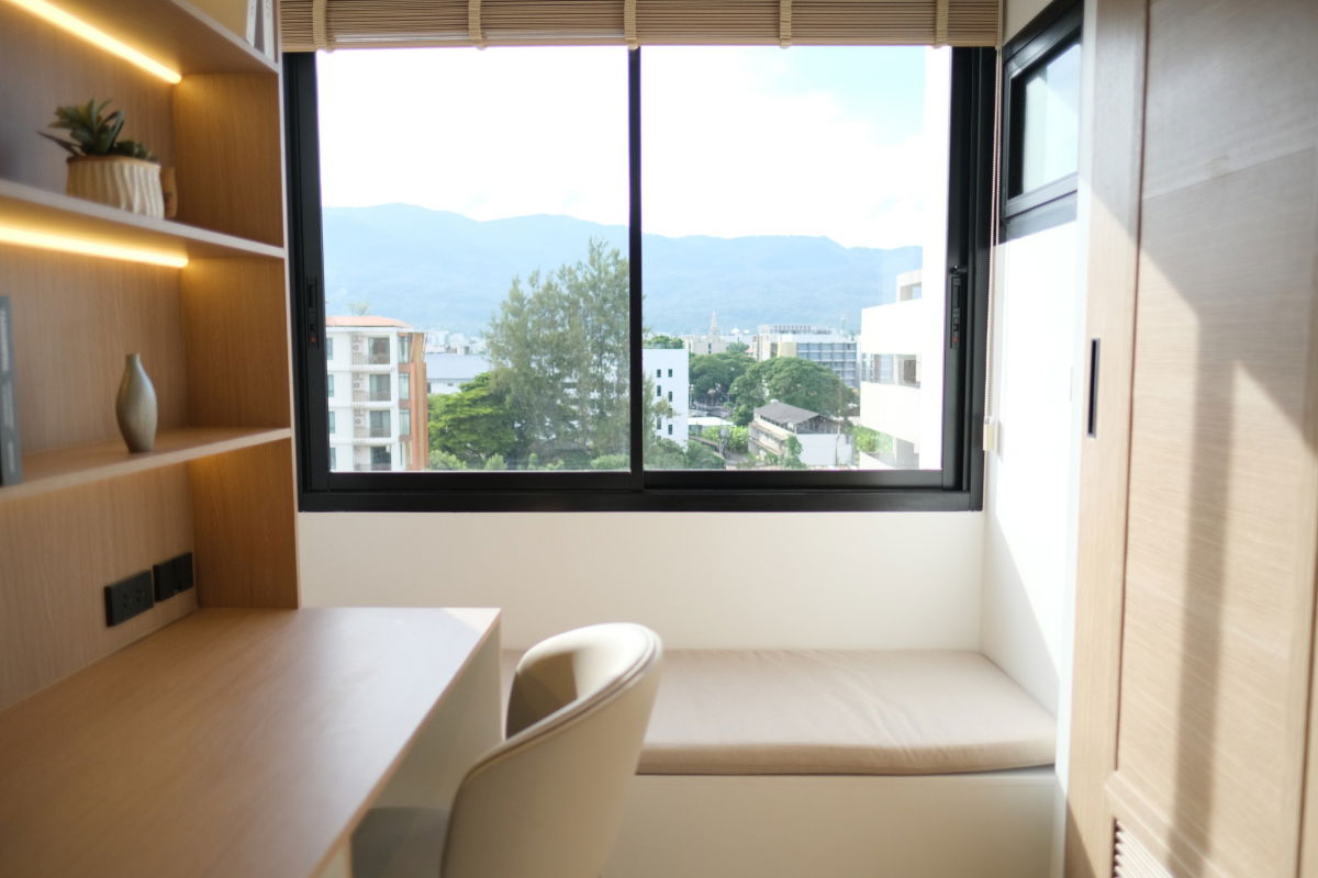 รูป   ให้เช่าคอนโดมิเนียม   1 ห้องนอน   1 ห้องน้ำ    1 ห้องครัว  1  ที่จอดรถ - รูปที่ 10/12