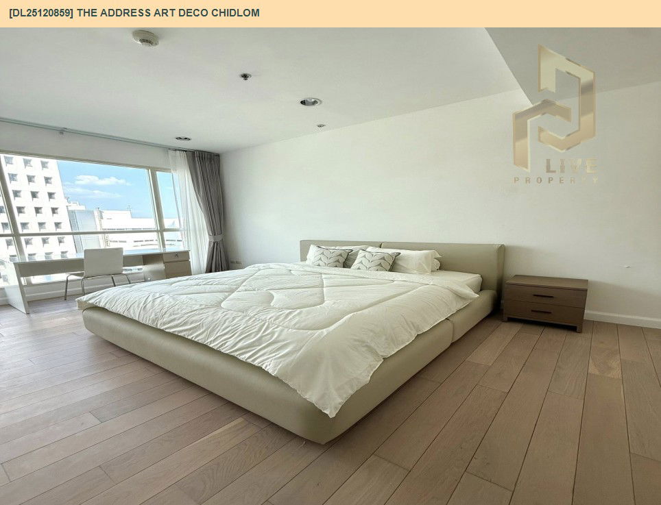 รูป DL25120859 ให้เช่าคอนโด ดิ แอดเดรส ชิดลม (The Address Art Deco Chidlom) ใกล้ BTS ชิดลม พร้อมเข้าอยู่ โทรด่วน 0653619502 LineID @534wlwof - รูปที่ 6/11