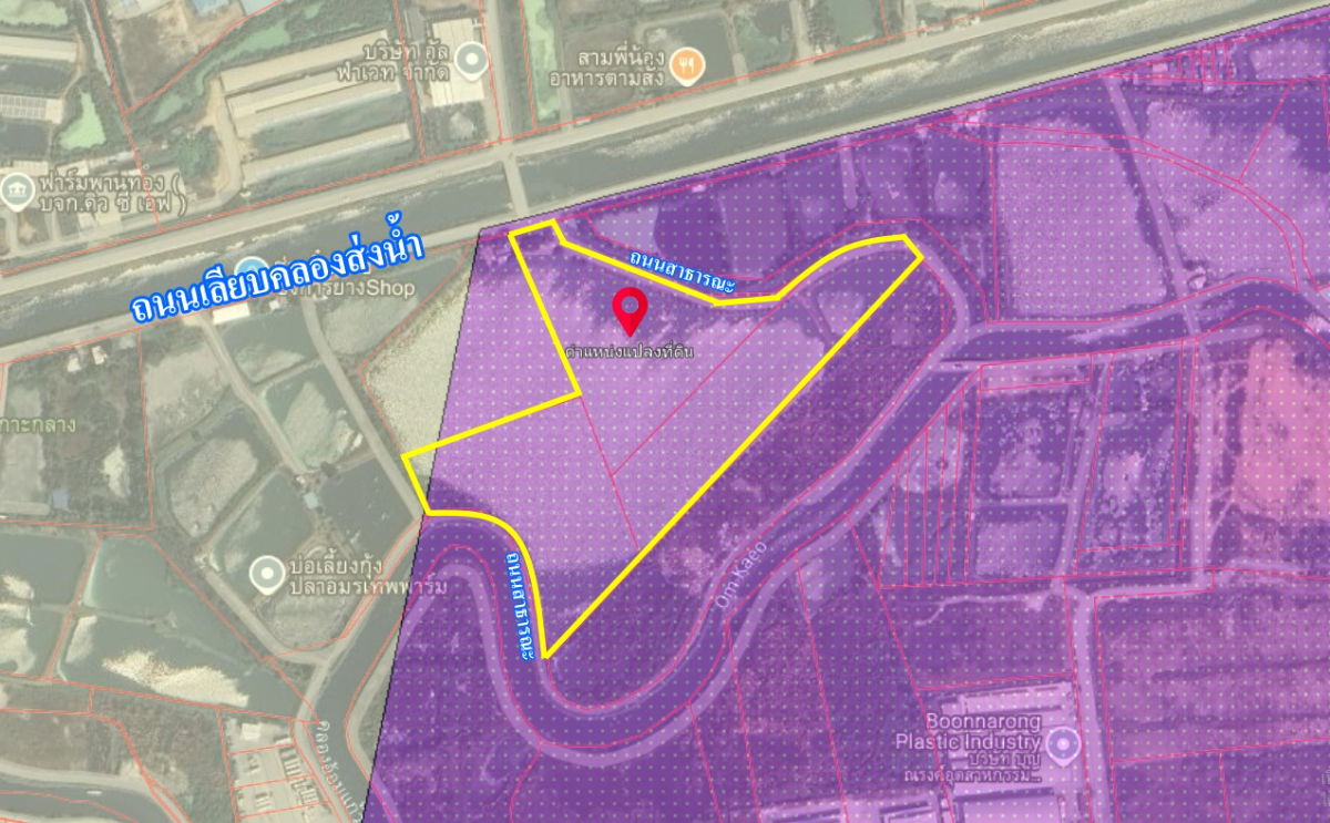 รูป ขายที่สีม่วง  31  ไร่ ใกล้ถนนเลียบมอเตอร์เวย์ สาย 7 ใกล้นิคมอมตะ ชลบุรี  ต.บางนาง อ.พานทอง จ.ชลบุรี - รูปที่ 6/9