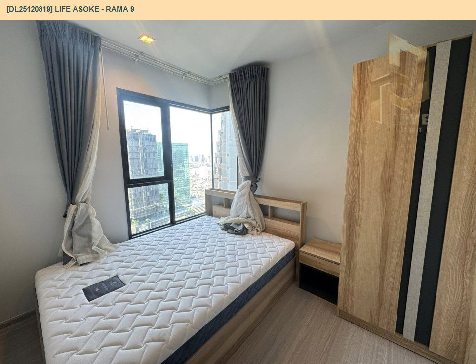 รูป DL25120819 ให้เช่าคอนโด ไลฟ์ อโศก - พระราม 9 (Life Asoke - Rama 9) ใกล้ MRT พระราม 9 พร้อมเข้าอยู่ โทรด่วน 0653619502 LineID @534wlwof - รูปที่ 6/8