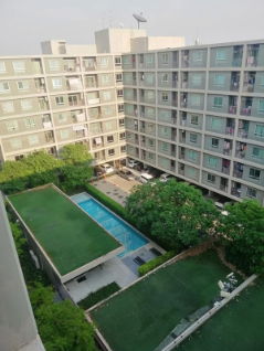 รูป ให้เช่า คอนโด ยู รัชโยธิน ห้องริม วิวสระน้ำ ชั้น 8 บนสุด เฟอร์พร้อมอยู่ Tel 0626599246 - รูปที่ 7/9