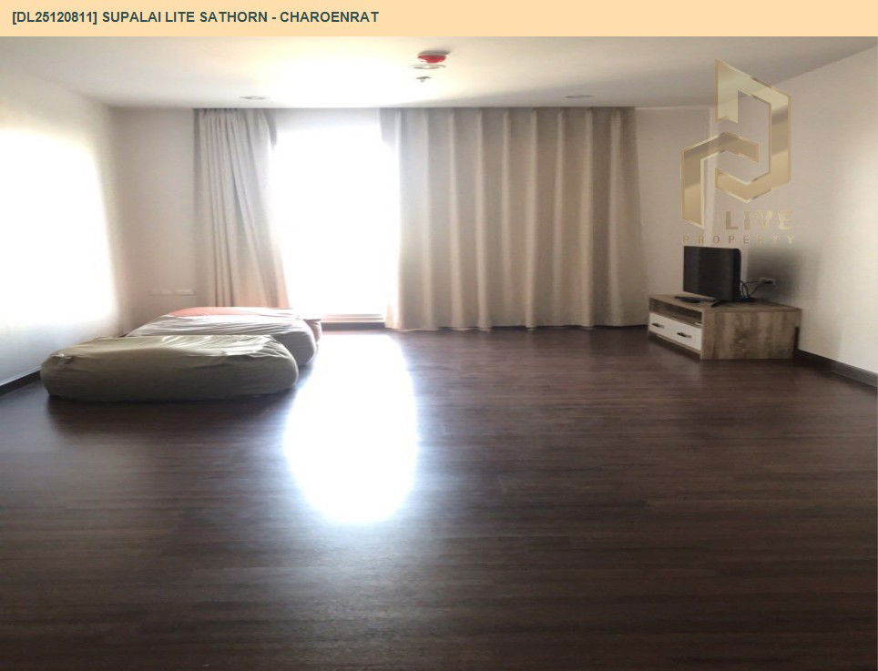 รูป DL25120811 ให้เช่าคอนโด ศุภาลัย ไลท์ สาทร - เจริญราษฎร์ (Supalai Lite Sathorn - Charoenrat) ใกล้ BTS สุรศักดิ์ พร้อมเข้าอยู่ โทรด่วน 0614453194 LineID @162cjixi - รูปที่ 4/7