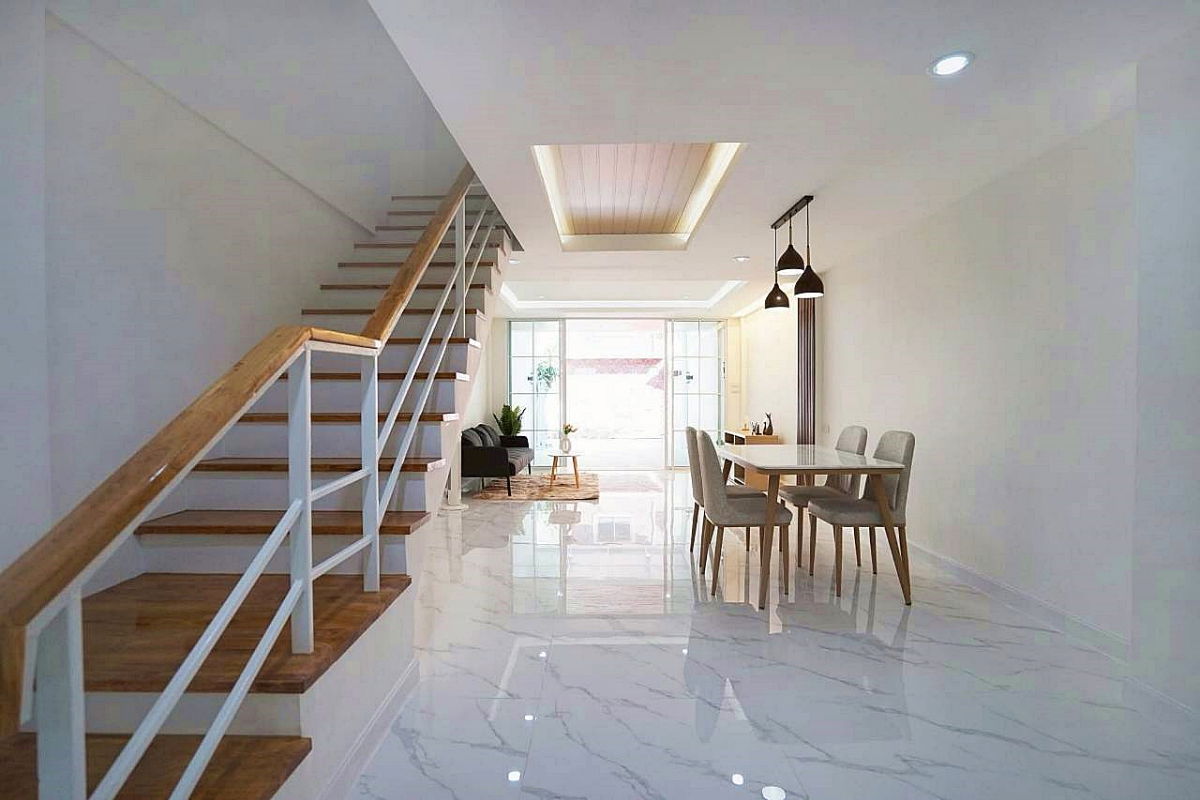 รูป ทาวน์โฮม 3 ชั้น รีโนเวทใหม่ สไตล์มินิมอล   ประชาอุทิศ 62  ทุ่งครุ  ใกล้ทุ่งครุพลาซ่า 61 - รูปที่ 7/22