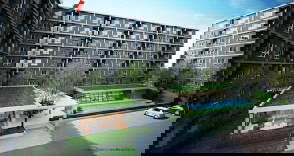 รูป ให้เช่า คอนโด ยู รัชโยธิน ห้องริม วิวสระน้ำ ชั้น 8 บนสุด เฟอร์พร้อมอยู่ Tel 0626599246 - รูปที่ 6/9