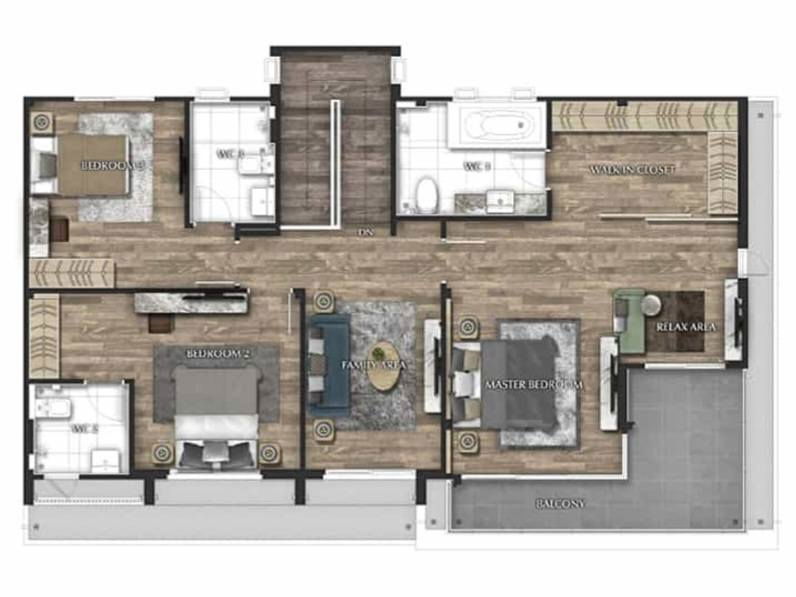 รูป HR31110เช่าบ้านเดี่ยวหรู Bangkok Boulevard บางนา-ศรีนครินทร์บ้านใหม่มือหนึ่ง แต่งครบ Built-in ทั้งหลัง พร้อมเข้าอยู่ทันที    - รูปที่ 5/26