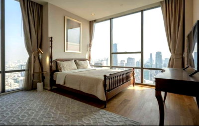 Condos for rent : ST331 For Rent: The Bangkok Sathorn Condominium Ultra-luxury residence in the heart of Sathorn unit with panoramic city and Chao Phraya River views