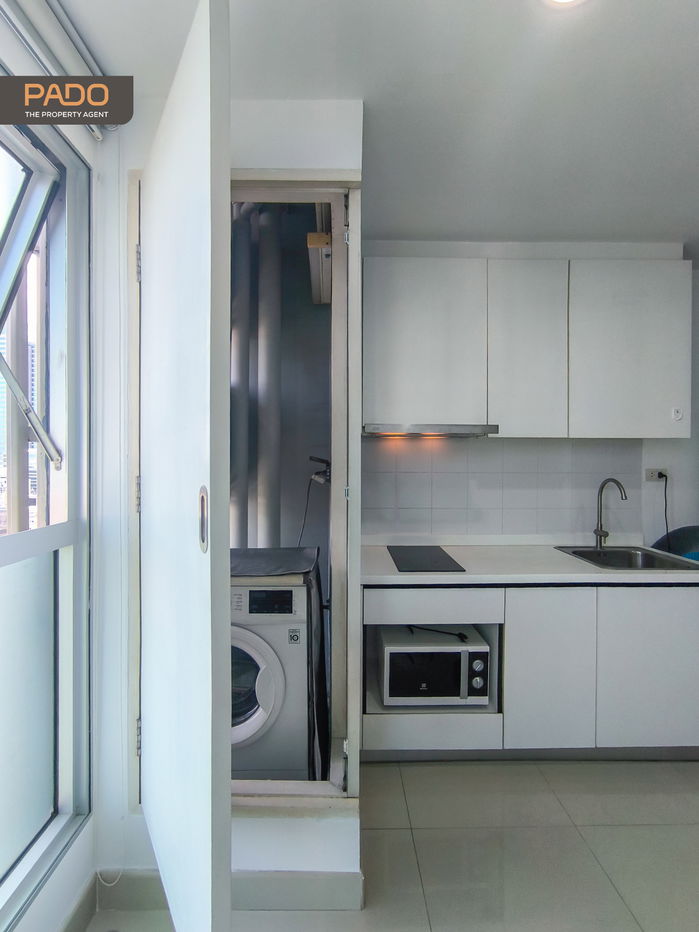 picture (For Rent) Centric Ratchada-sutthisan 150 m. to MRT Sutthisan 41 sq.m. 1 Bed 1 Bath 1 Kitchen 16k - 6/14