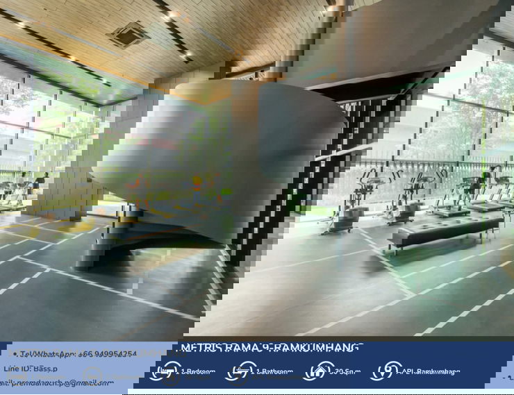 รูป [For Sale] *ห้องมุม* Metris Rama 9 - Ramkumhang คอนโด Pet Friendly ใกล้ AirportLink รามคำแหง 🐾   - รูปที่ 18/21