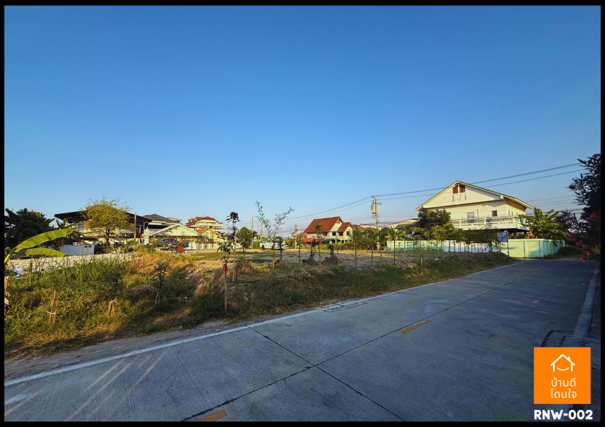 รูป ให้เช่าที่ดินเปล่าแปลงมุมถมแล้ว ซ.จันทร์ทองเอี่ยม บางบัวทอง นนทบุรี (270 ตร.ว.) - รูปที่ 4/6