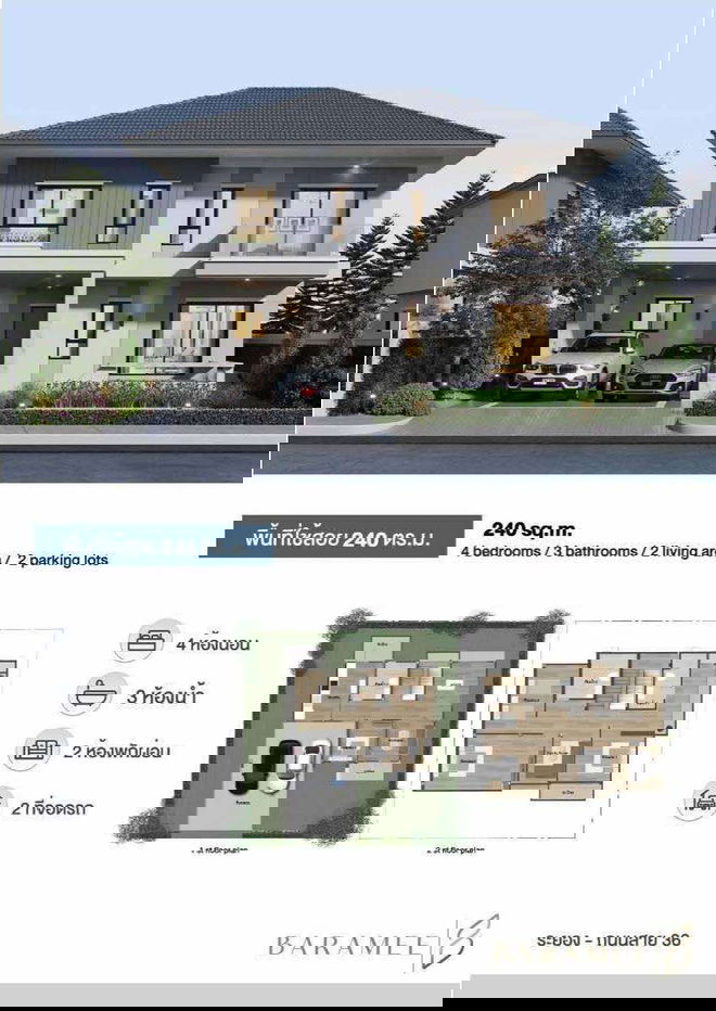 รูป ขายด่วน บ้านหลังเดี่ยว ติดถนนใหญ่ไม่ต้องเข้าซอย - รูปที่ 10/10