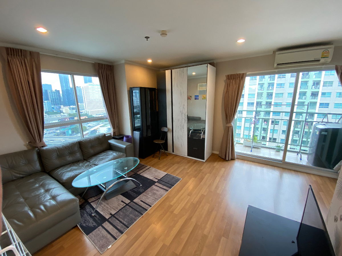 รูป P453 ให้เช่าคอนโด Lumpini Park Rama9 (ลุมพินี พาร์ค พระราม9) ห้องขนาด37ตรม. ห้องสวย เฟอร์ครบ มีเครื่องซักผ้า+เครื่องกรองน้ำ - รูปที่ 3/18