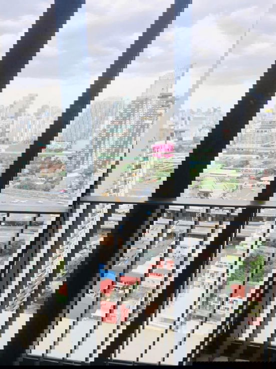 รูป 💒☃️🌈2 ห้องนอน 2 ห้องน้ำ ไอดีโอโมบิพระราม 9 ชั้น 28 ขนาด 56 ตรม. แต่งครบ เพียง 31,000 บาทจองเลยมีเงินคืน 1,000 บาท โทร 094-5603437 - รูปที่ 8/9