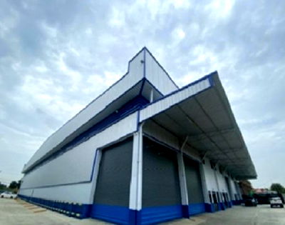 เช่าโรงงาน ถนนคลองหลวง : ให้เช่าโกดัง พร้อมสำนักงาน ซอยเทพกุญชร ใกล้ ตลาดไท คลองหลวง พื้นที่โกดัง 400 ตารางเมตร และ 600 ตารางเมตร / มี 2 ขนาดให้เช่า 