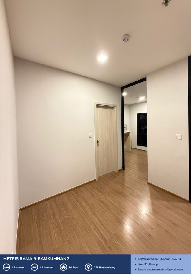 รูป [For Sale] *ห้องมุม* Metris Rama 9 - Ramkumhang คอนโด Pet Friendly ใกล้ AirportLink รามคำแหง 🐾   - รูปที่ 7/21