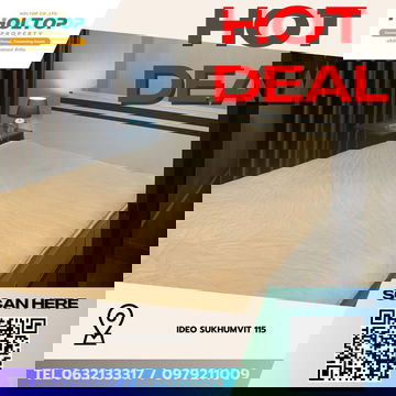 #Z3875💥 271268 🔥ให้เช่าคอนโด IDEO Sukhumvit 115