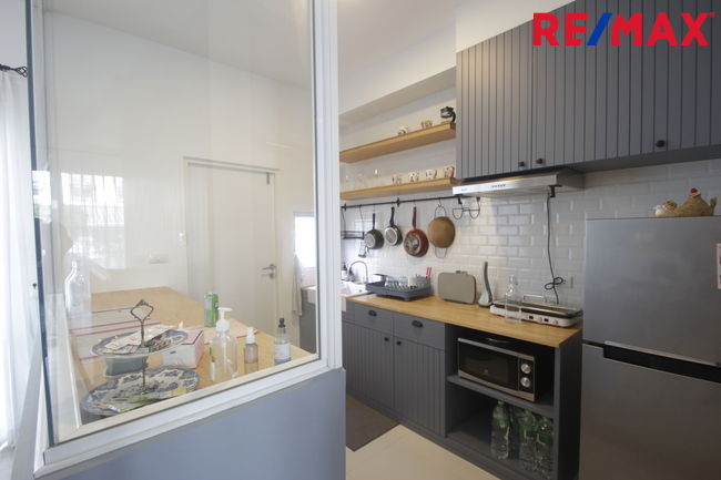 รูป ขายทาวน์โฮมวิลลาจจิโอสุขสวัสดิ์ ประชาอุทิศ90 บ้านพร้อมอยู่ ตกแต่งแล้วแถมเฟอร์ แอร์ ใกล้ทางด่วน สะพานภูมิพล ราคาต่อรองได้ - รูปที่ 24/36