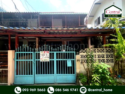 ทาวน์โฮม ม.หอการค้าไทย : ทาวน์เฮ้าส์ ซอยจตุรทิศ 2 ดินแดง หลังริม ใกล้ BTS อนุสาวรีย์ชัยสมรภูมิ