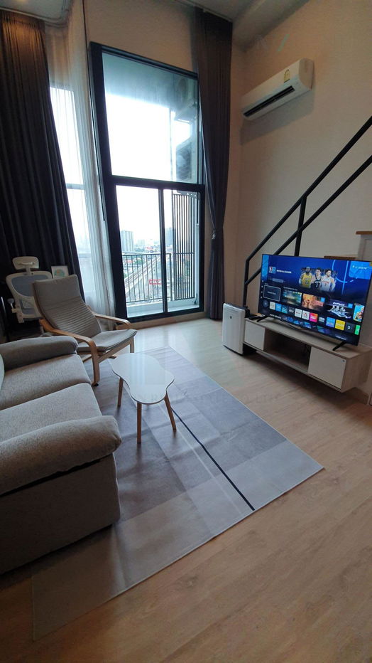 รูป 🚩 ให้เช่าคอนโด ไนท์บริดจ์ ดูเพล็กซ์ ติวานนท์ อาคาร 1 ชั้น 15 Duplex ขนาด 29 ตรม ใกล้ BigC ติวานนท์ - รูปที่ 2/8