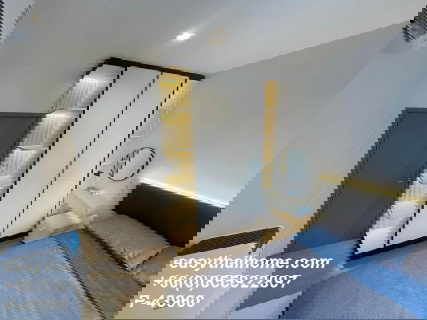 รูป P-43960 ให้เช่า คอนโด ไลฟ์ อโศก ไฮป์ ซอย พวงเจริญ, Makkasan, Ratchathewi, Bangkok พร้อมอยู่ ราคาถูก Line Id @easythaihome 085-592-2897 - รูปที่ 2/11