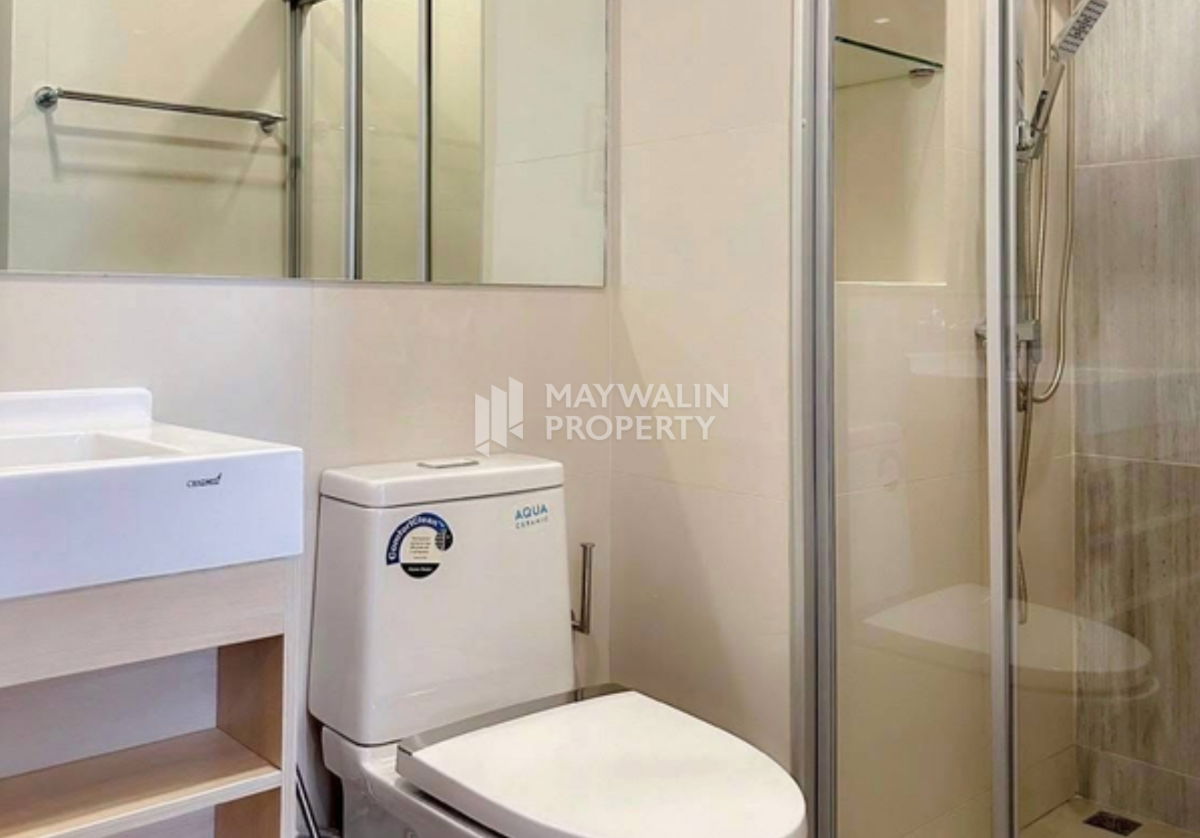 รูป 🏙 ให้เช่า เดอะริช พระราม9   | 1 Bed 1Bath   26 ตร.ม. | 15,000 บาท 📲 Line ID: 0842932624/Junesone520 - รูปที่ 6/8