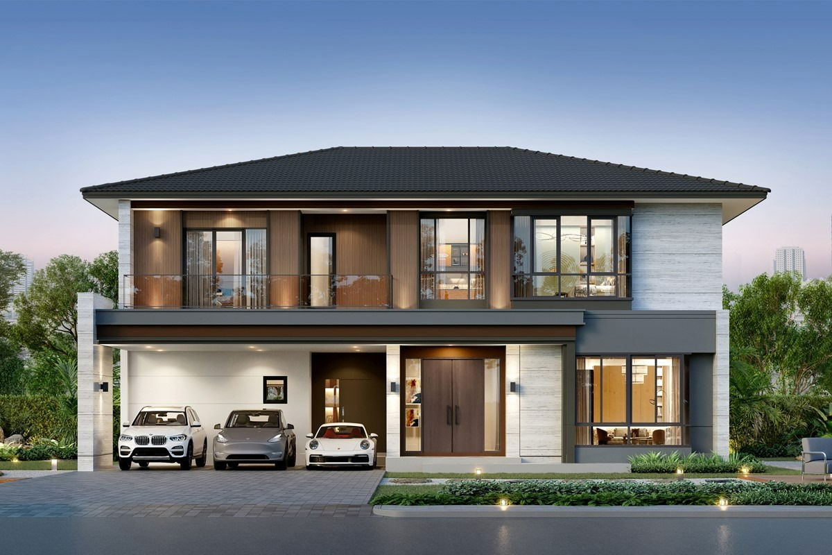 รูป ขายบ้านมือ 1 จากโครงการ THE CITY บางนา 3  | ติดต่อฝ่ายขาย : 061-6598997- Line OA : @Newlight (มี@) - รูปที่ 2/16