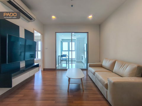 (ให้เช่า) เซ็นทริค รัชดา-สุทธิสาร ติด MRT สุทธิสาร รีโนเวทใหม่ 41 ตร.ม. 1 นอน 1 น้ำ 1 ครัว 16,000 บ/เดือน