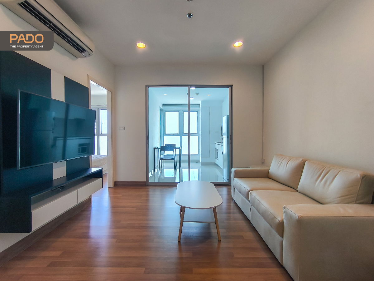 picture (For Rent) Centric Ratchada-sutthisan 150 m. to MRT Sutthisan 41 sq.m. 1 Bed 1 Bath 1 Kitchen 16k - 1/14