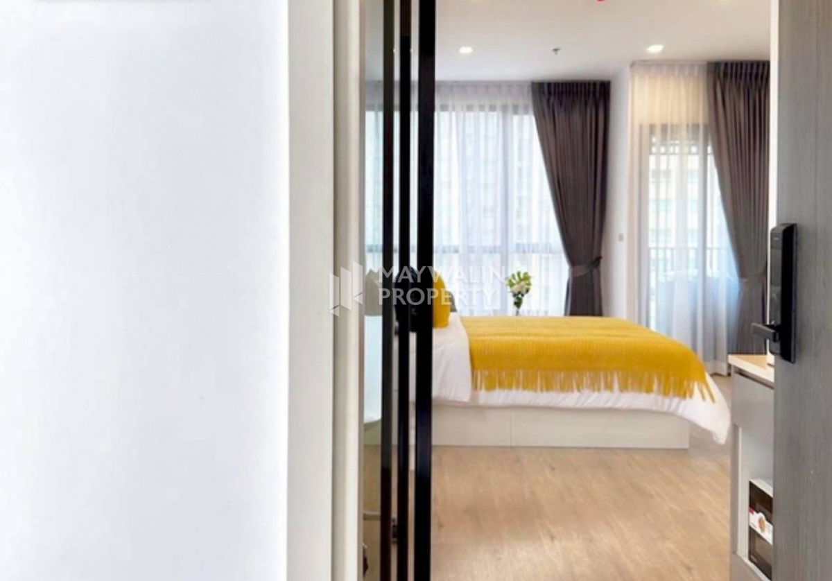 รูป 🏙 ให้เช่า เดอะริช พระราม9   | 1 Bed 1Bath   26 ตร.ม. | 15,000 บาท 📲 Line ID: 0842932624/Junesone520 - รูปที่ 7/8