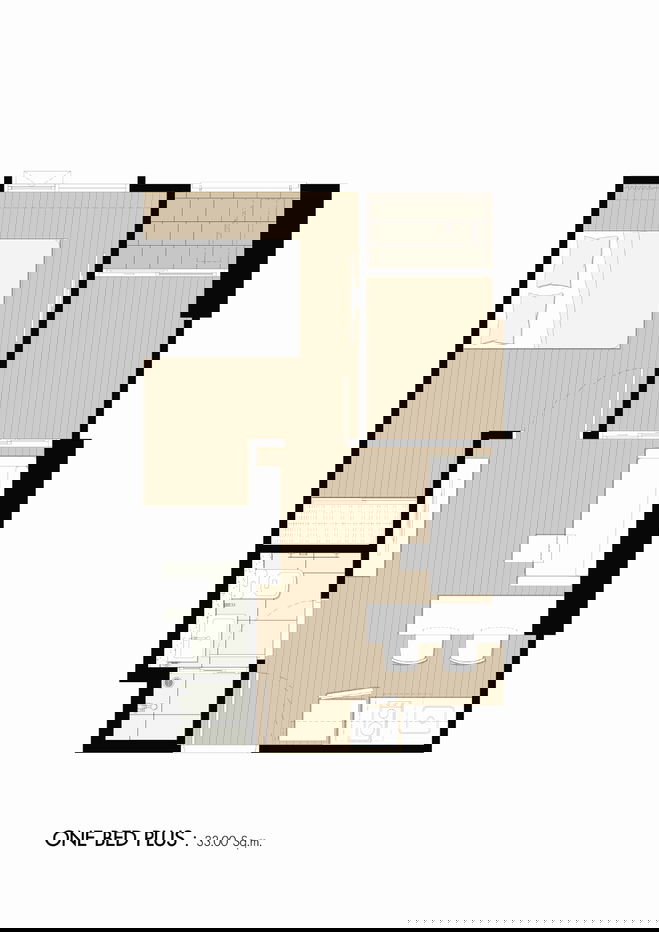 รูป 🔥 ห้องหัวมุม  Denim Jatujak  ONE BEDROOM PLUS  ห้องสวย พร้อมอยู่จริง เฟอร์ครบ | เหมาะทั้งอยู่เองและลงทุน 🔥 - รูปที่ 9/23