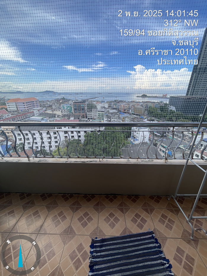 รูป เช่า ศรีราชา คอนโดวิว ห้องสวยเฟอร์ครบ ตกแต่งพร้อมเข้าอยู่ ใกล้แหล่งชุมชน เดินทางสะดวก - รูปที่ 8/12