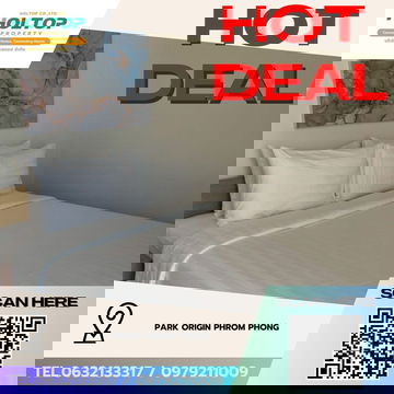 #Z3870💥 271268 🔥ให้เช่าคอนโด Park Origin Phrom Phong