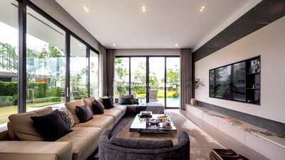 บ้านเดี่ยว บางละมุง ชลบุรี : HEGVR01 - ขายบ้านวิลล่า 4 ห้องนอน ห้วยใหญ่